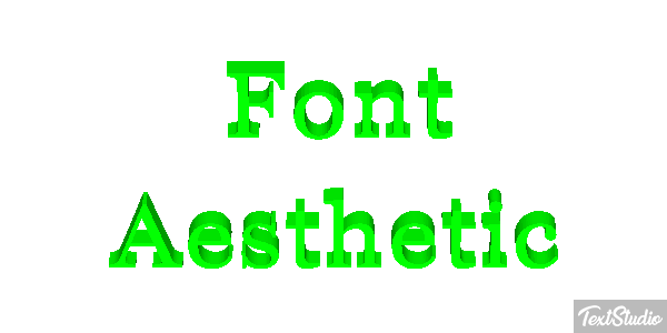 Font Aesthetic テキスト効果