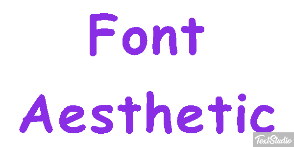 Font Aesthetic テキスト効果