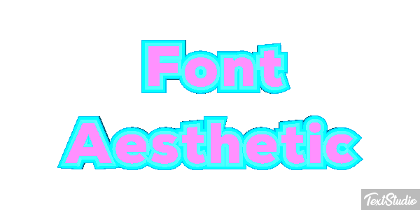 Font Aesthetic テキスト効果
