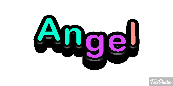 Angel Text effect
