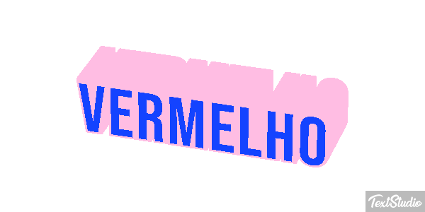 Vermelho Efeito do texto