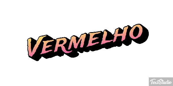 Vermelho Efeito do texto