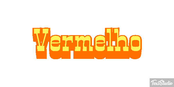 Vermelho Efeito do texto