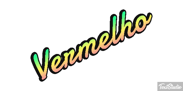 Vermelho Efeito do texto