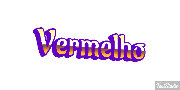 Vermelho Efeito do texto