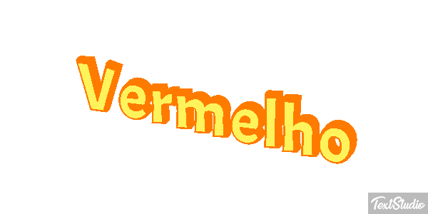 Vermelho Efeito do texto