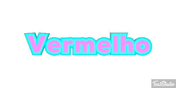 Vermelho Efeito do texto