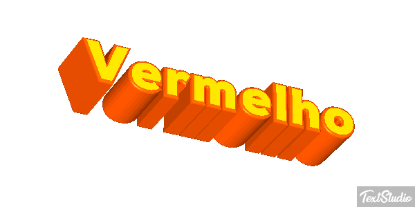 Vermelho Efeito do texto