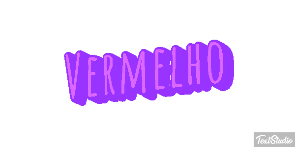 Vermelho Efeito do texto
