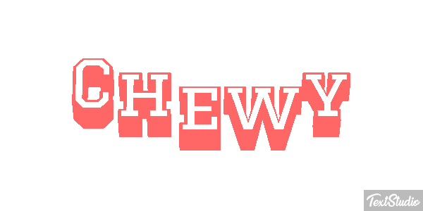 Chewy Effet de texte