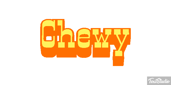 Chewy Effet de texte