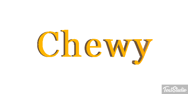 Chewy Effet de texte