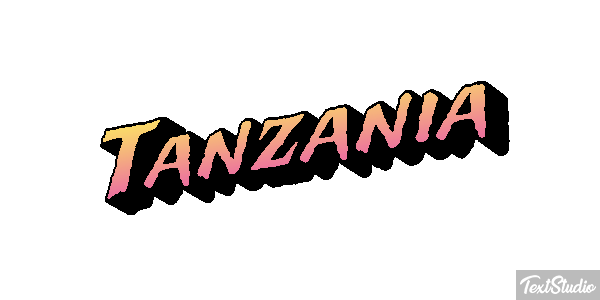 Tanzania Text effect