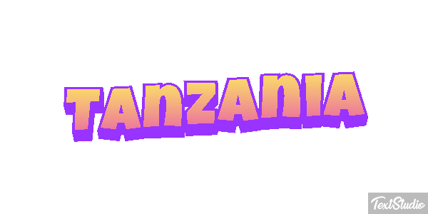 Tanzania Text effect