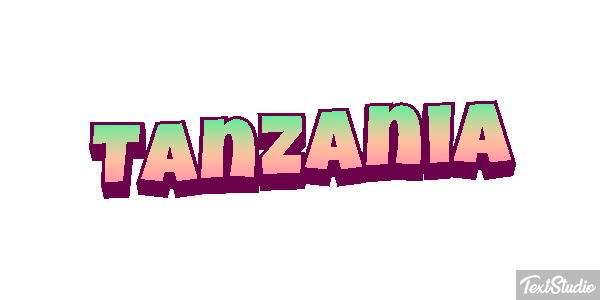 Tanzania Text effect