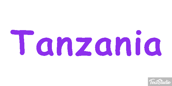Tanzania Text effect