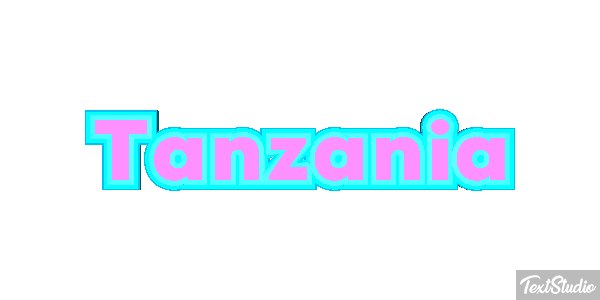 Tanzania Text effect