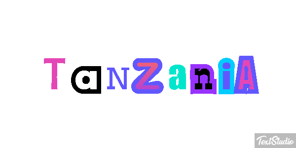 Tanzania Text effect