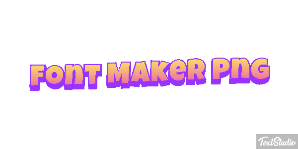 Font Maker Png Efekt tekstowy