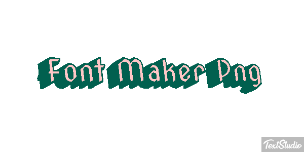 Font Maker Png Efekt tekstowy