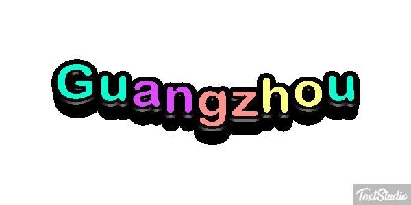 Guangzhou Efekt tekstowy