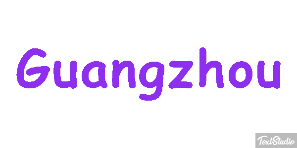 Guangzhou Efekt tekstowy