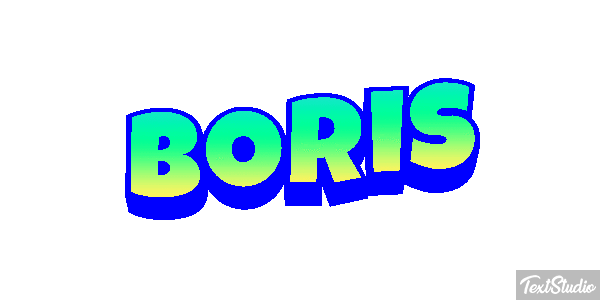 Boris Texteffekt