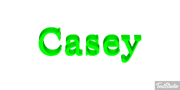 Casey Effet de texte