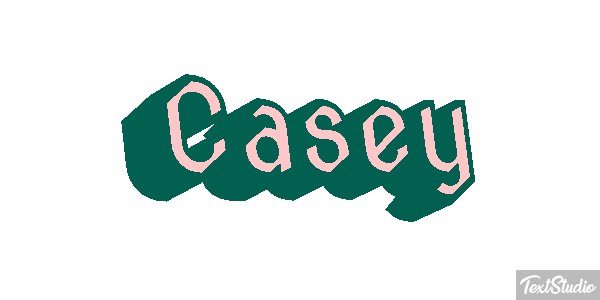 Casey Effet de texte