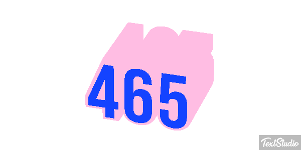 465 Texteffekt