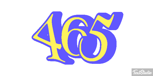 465 Texteffekt