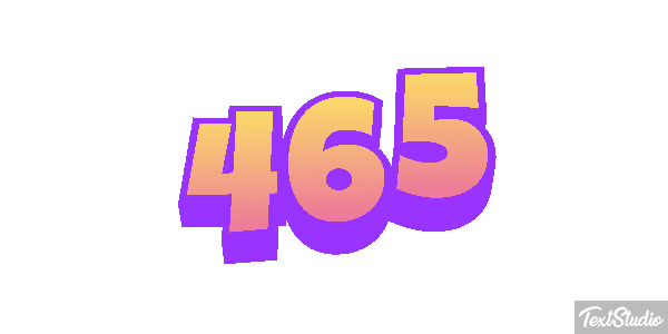 465 Texteffekt