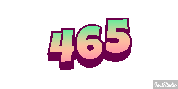 465 Texteffekt