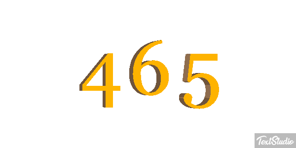 465 Texteffekt