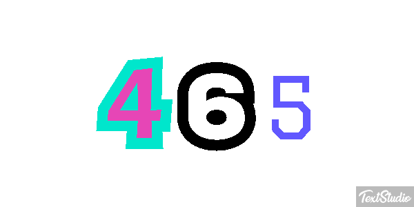 465 Texteffekt