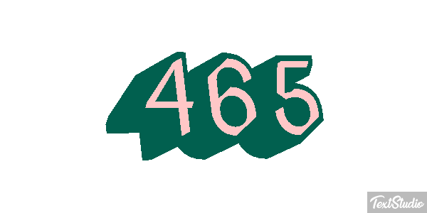 465 Texteffekt