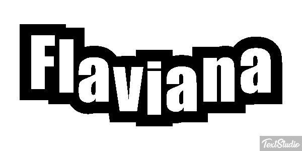 Flaviana Текстовый эффект