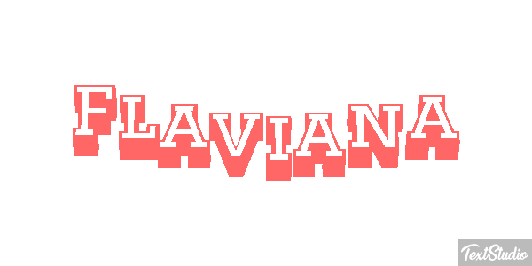 Flaviana Текстовый эффект