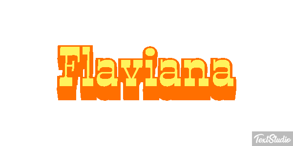 Flaviana Текстовый эффект