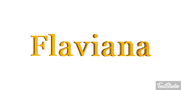 Flaviana Текстовый эффект