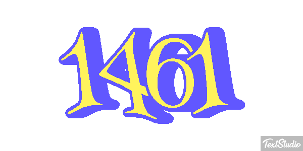 1461 Text effect
