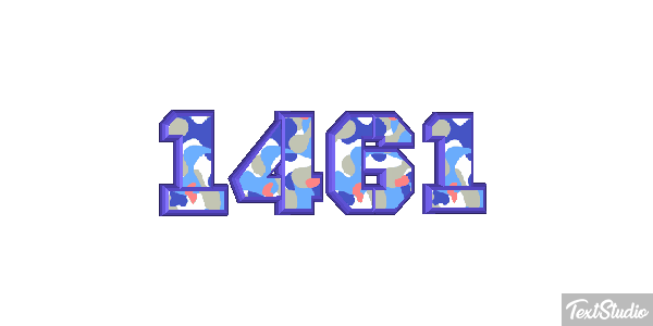 1461 Text effect
