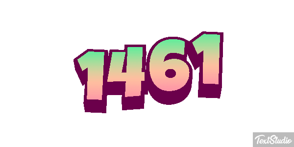 1461 Text effect