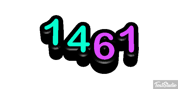 1461 Text effect