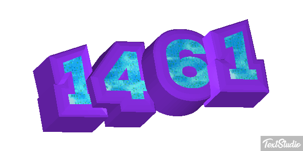 1461 Text effect