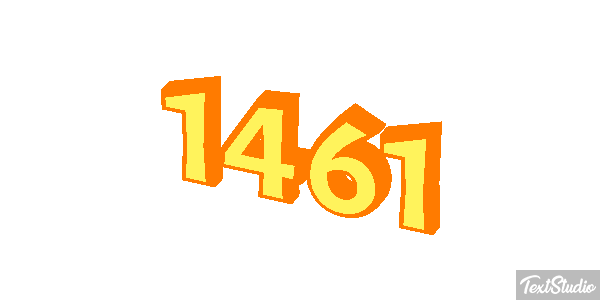 1461 Text effect