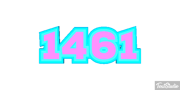 1461 Text effect
