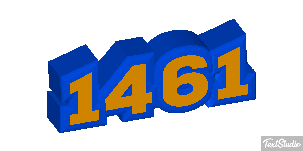 1461 Text effect