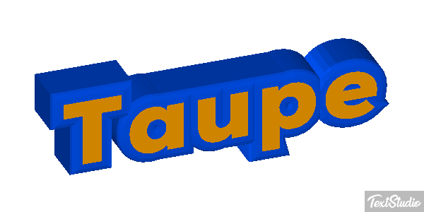 Taupe Effet de texte