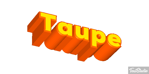 Taupe Effet de texte